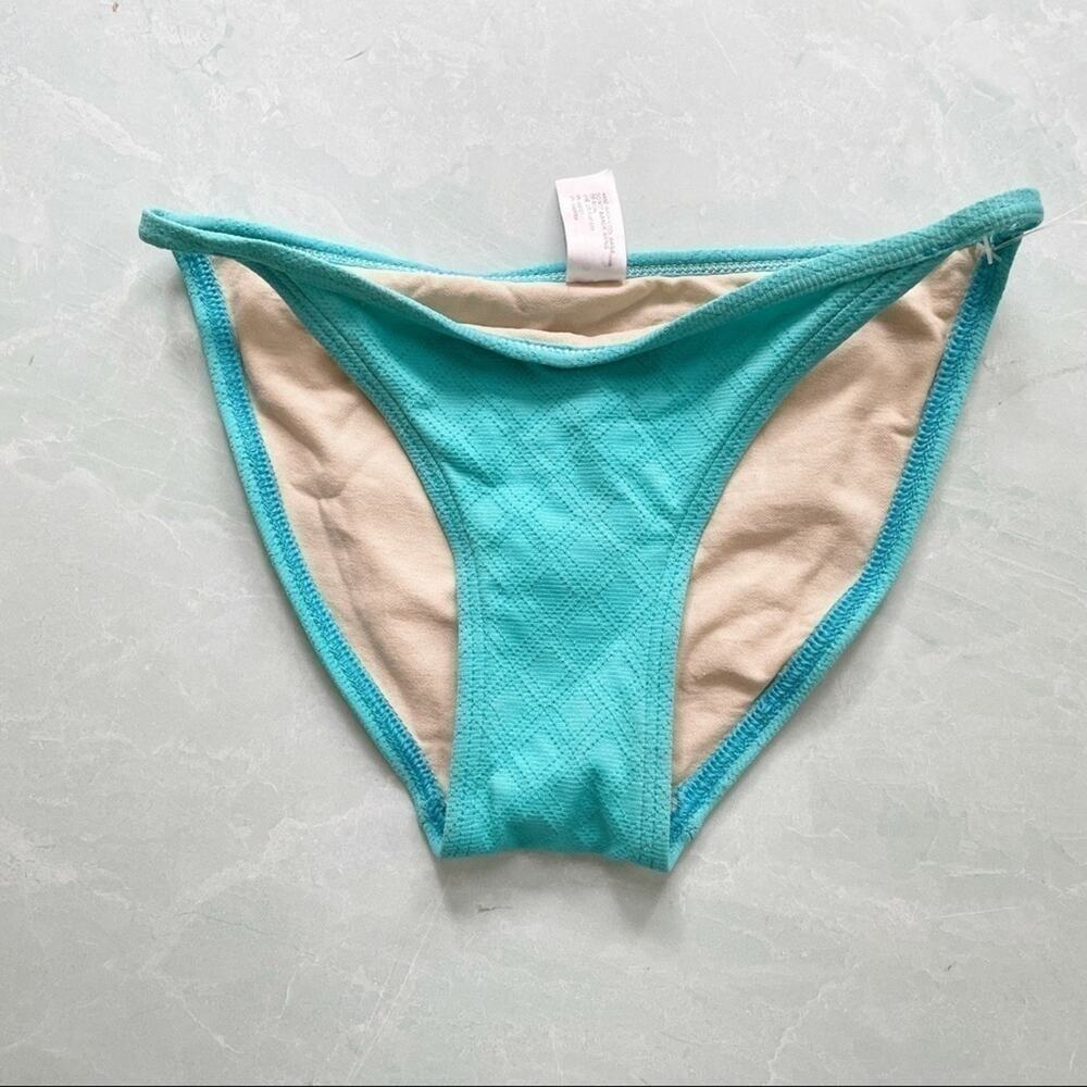 ellemenno turquoise bikini bottom simple sz S